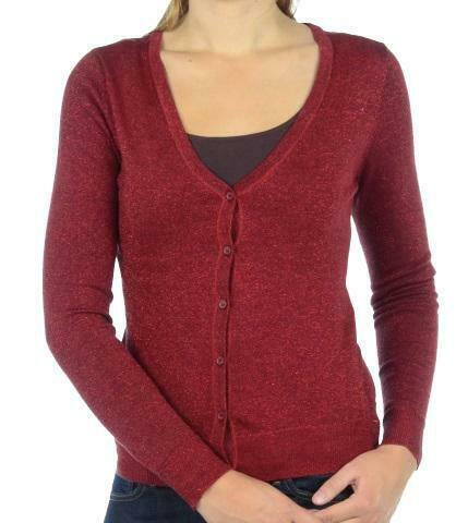 Vero moda rood glittervest Maat: L