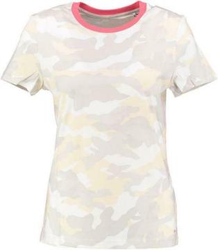 Tommy hilfiger camouflage t-shirt organisch katoen Maat: M