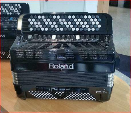 Roland FR-7Xb BK V-accordeon met 6 maanden garantie FR7Xb
