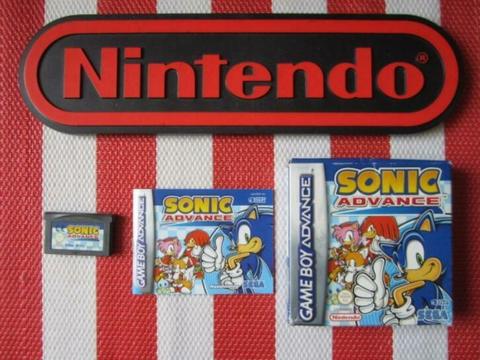 Sonic the Hedgehog of Pinball Nintendo Gameboy Game Boy Adva