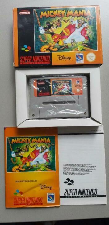 MICKEY MANIA Super Nintendo in originele doos