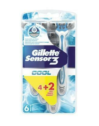Gillette Sensor3 Wegwerpscheermesjes Cool - 6 stuks