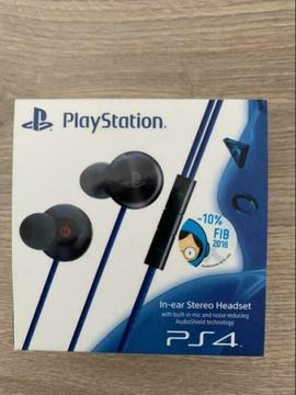 NIEUW!! Sony PlayStation 4 In-ear Stereo Gaming Headset