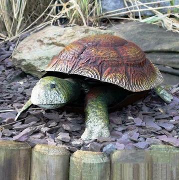 Tuinbeeld - metaal beeld schildpad
