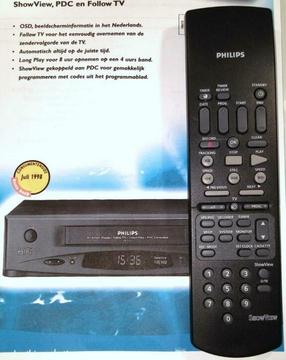 Philips RT750-114 HI-FI VCR VHS TV RT750/114 RT940 VR675