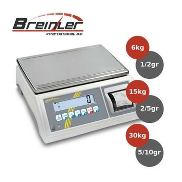 Controle- en portioneerweegschaal met geïntegreerde printer