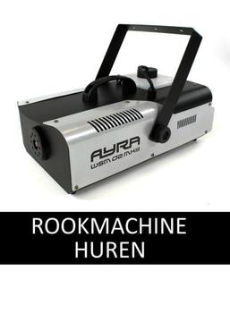 Rookmachine HUREN| Audio Licht Huren