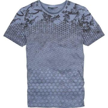 Cast iron blauw t-shirt Maat: S