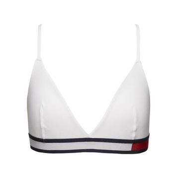 Tommy Hilfiger dames bralette Triangle - wit-S (Zwart)