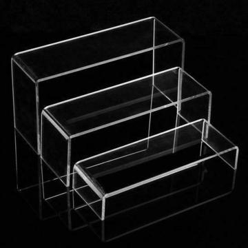 3-Tier Clear Acryl Schoen Display Stand Sieraden Cosmetic