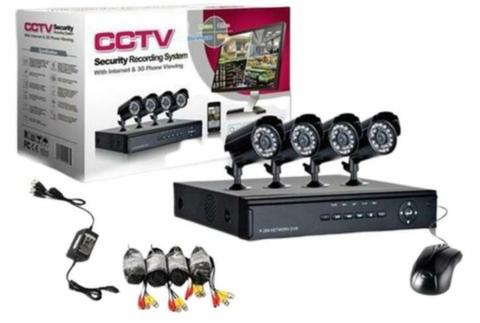 CCTV Security Camera. 4 camera,s Nu actie! Gratis verzending