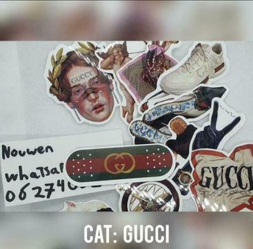 Gucci vinyl stickers